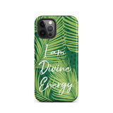 Tough iPhone case "I am Divine Energy" Inspirational  iPhone Case,