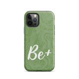 Tough iPhone case Durable Crack proof iPhone  Case "Be Positive" Moticational Mobile Case