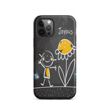 Motivational iPhone case , Durable Tough iPhone case "Joyous"