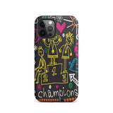 Sweet memory iPhone case Tough mobile phone case, Motivational iPhone Case "Champion"