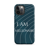 Durable Crack proof iPhone  Case iPhone Case, Law of Affirmation  Tough iPhone case " I am Millionaire"