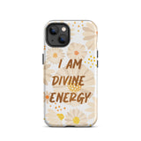 Tough iPhone case ,  "I am Divine Energy" Positive Affirmation iPhone case