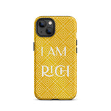 iPhone Case, Law of Affirmation Mobile case Durable Crack proof iPhone  Case iPhone case "I am Rich"