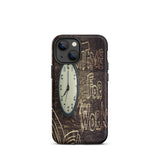 Motivational iPhone case Tough  hardwearing "Time for work"