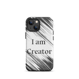 Motivational iPhone Case, Law of affirmation Mobile Case, Tough iPhone case "I am Creator"