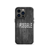 Inspirational iPhone Case , law of affirmation mobile phone case Tough iPhone case "I am Possible"