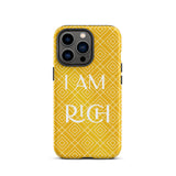 iPhone Case, Law of Affirmation Mobile case Durable Crack proof iPhone  Case iPhone case "I am Rich"