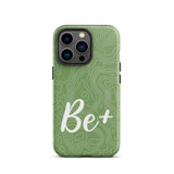 Tough iPhone case Durable Crack proof iPhone  Case "Be Positive" Moticational Mobile Case