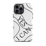 Tough iPhone Case, Law of Affirmation iPhone Case, Durable Crack proof iPhone  Case iPhone case "Yes I Can"