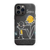 Motivational iPhone case , Durable Tough iPhone case "Joyous"