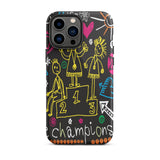 Sweet memory iPhone case Tough mobile phone case, Motivational iPhone Case "Champion"