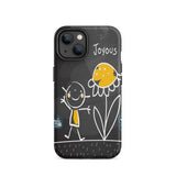 Motivational iPhone case , Durable Tough iPhone case "Joyous"