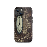 Motivational iPhone case Tough  hardwearing "Time for work"