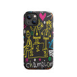 Sweet memory iPhone case Tough mobile phone case, Motivational iPhone Case "Champion"