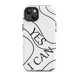 Tough iPhone Case, Law of Affirmation iPhone Case, Durable Crack proof iPhone  Case iPhone case "Yes I Can"