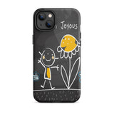 Motivational iPhone case , Durable Tough iPhone case "Joyous"