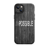 Inspirational iPhone Case , law of affirmation mobile phone case Tough iPhone case "I am Possible"