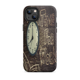 Motivational iPhone case Tough  hardwearing "Time for work"