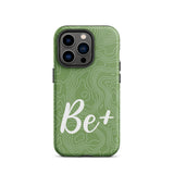 Tough iPhone case Durable Crack proof iPhone  Case "Be Positive" Moticational Mobile Case