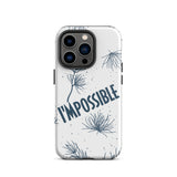 Motivational iPhone case, Law of Affirmation iPhone Case, Tough iPhone case "I am Possible"