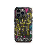 Sweet memory iPhone case Tough mobile phone case, Motivational iPhone Case "Champion"