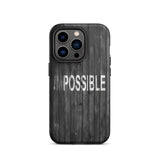 Inspirational iPhone Case , law of affirmation mobile phone case Tough iPhone case "I am Possible"