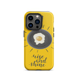 Motivational Tough iPhone case, Rise & Shine