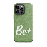 Tough iPhone case Durable Crack proof iPhone  Case "Be Positive" Moticational Mobile Case