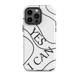 Tough iPhone Case, Law of Affirmation iPhone Case, Durable Crack proof iPhone  Case iPhone case "Yes I Can"