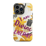Affirmation Quote  iPhone Case , Motivational Mobile Case,  Tough iPhone case "I am Divine energy"