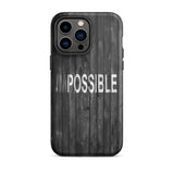 Inspirational iPhone Case , law of affirmation mobile phone case Tough iPhone case "I am Possible"