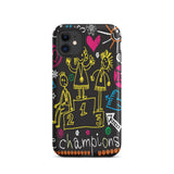 Sweet memory iPhone case Tough mobile phone case, Motivational iPhone Case "Champion"