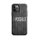 Inspirational iPhone Case , law of affirmation mobile phone case Tough iPhone case "I am Possible"