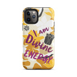 Affirmation Quote  iPhone Case , Motivational Mobile Case,  Tough iPhone case "I am Divine energy"