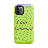Motivational iPhone Case, Law of affirmation Mobile case Tough iPhone case "I am Unlimited"
