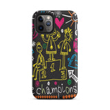 Sweet memory iPhone case Tough mobile phone case, Motivational iPhone Case "Champion"