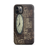 Motivational iPhone case Tough  hardwearing "Time for work"