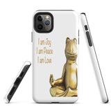 Motivational iPhone case, Tough Durable iPhone Case "I am Happy"