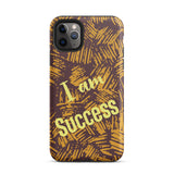 Positive quote iPhone Case, Motivational iPhone case, Tough iPhone case "I am Success"