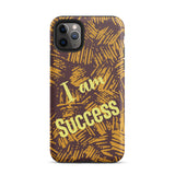 Positive quote iPhone Case, Motivational iPhone case, Tough iPhone case "I am Success"