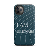 Durable Crack proof iPhone  Case iPhone Case, Law of Affirmation  Tough iPhone case " I am Millionaire"