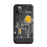 Motivational iPhone case , Durable Tough iPhone case "Joyous"