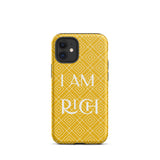 iPhone Case, Law of Affirmation Mobile case Durable Crack proof iPhone  Case iPhone case "I am Rich"