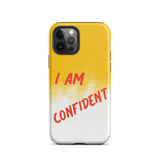 Durable Crack proof iPhone  Case , Motivational Mobile Case Tough iPhone case " I am Confident"