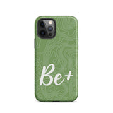 Tough iPhone case Durable Crack proof iPhone  Case "Be Positive" Moticational Mobile Case