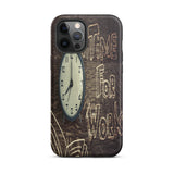 Motivational iPhone case Tough  hardwearing "Time for work"