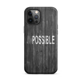 Inspirational iPhone Case , law of affirmation mobile phone case Tough iPhone case "I am Possible"