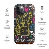 Sweet memory iPhone case Tough mobile phone case, Motivational iPhone Case "Champion"