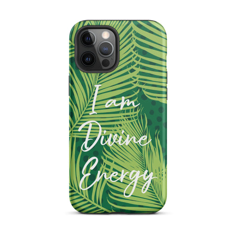 Tough iPhone case "I am Divine Energy" Inspirational  iPhone Case,