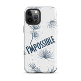 Motivational iPhone case, Law of Affirmation iPhone Case, Tough iPhone case "I am Possible"